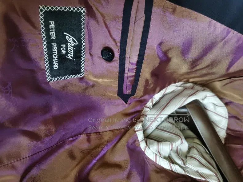 Brioni Brioni Fully Customized Single-Breasted Suit Jacket Size US XXL / EU 58 / 5 - 2 Thumbnail