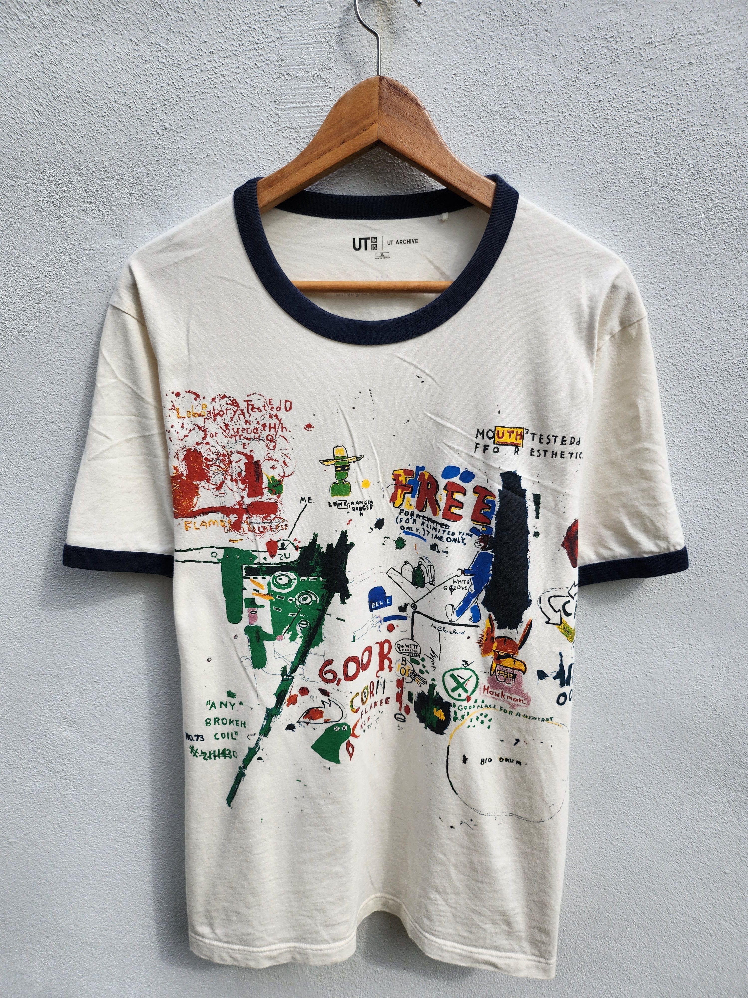 Japanese Brand 💥Pop Art By Jean Michel Basquiat Masterpiece Tee Size US XL / EU 56 / 4 - 2 Thumbnail