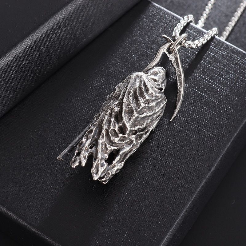 Jewelry Hell Death Gothic Mysterious Devil Punk Halloween Necklace Size ONE SIZE - 8 Thumbnail