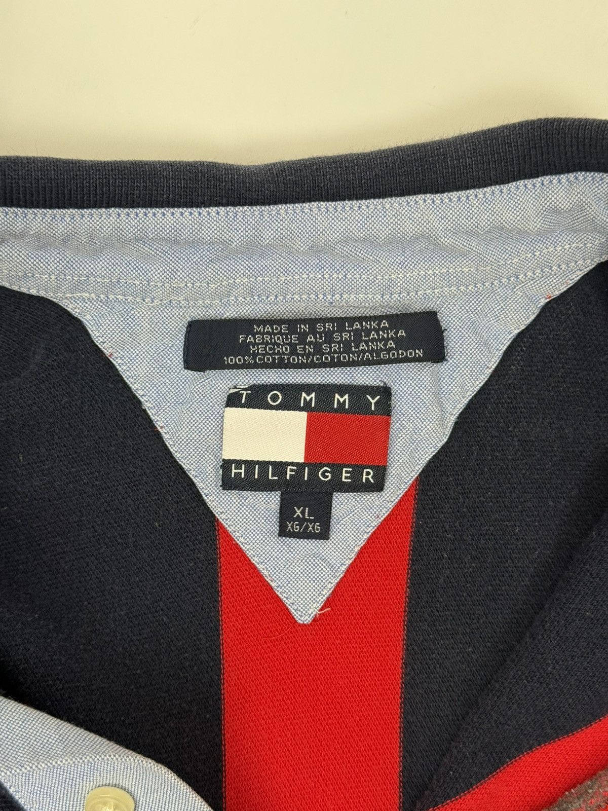 Tommy Hilfiger Vintage Tommy Hilfiger Polo Shirt Size US XL / EU 56 / 4 - 4 Thumbnail