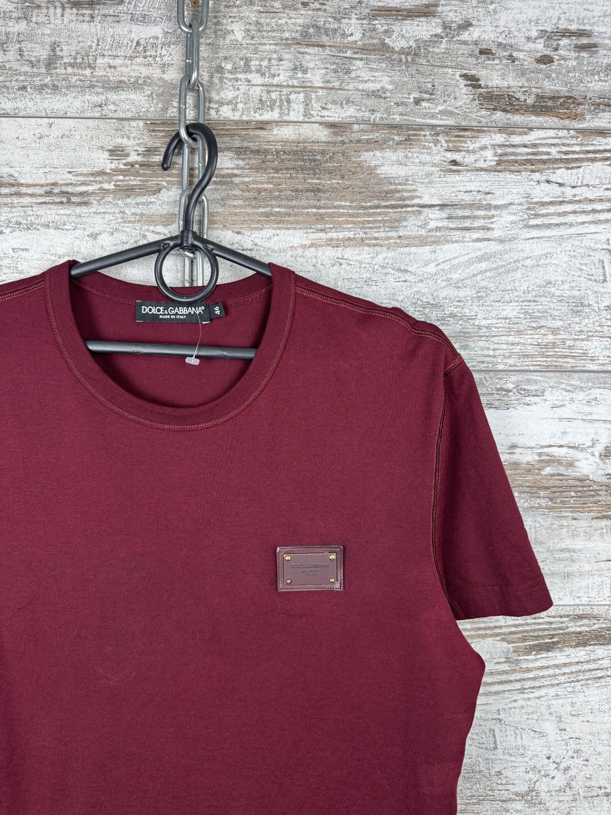 Dolce & Gabbana Mens Vintage Dolce & Gabbana T-shirt luxury metal logo Size US S / EU 44-46 / 1 - 3 Thumbnail
