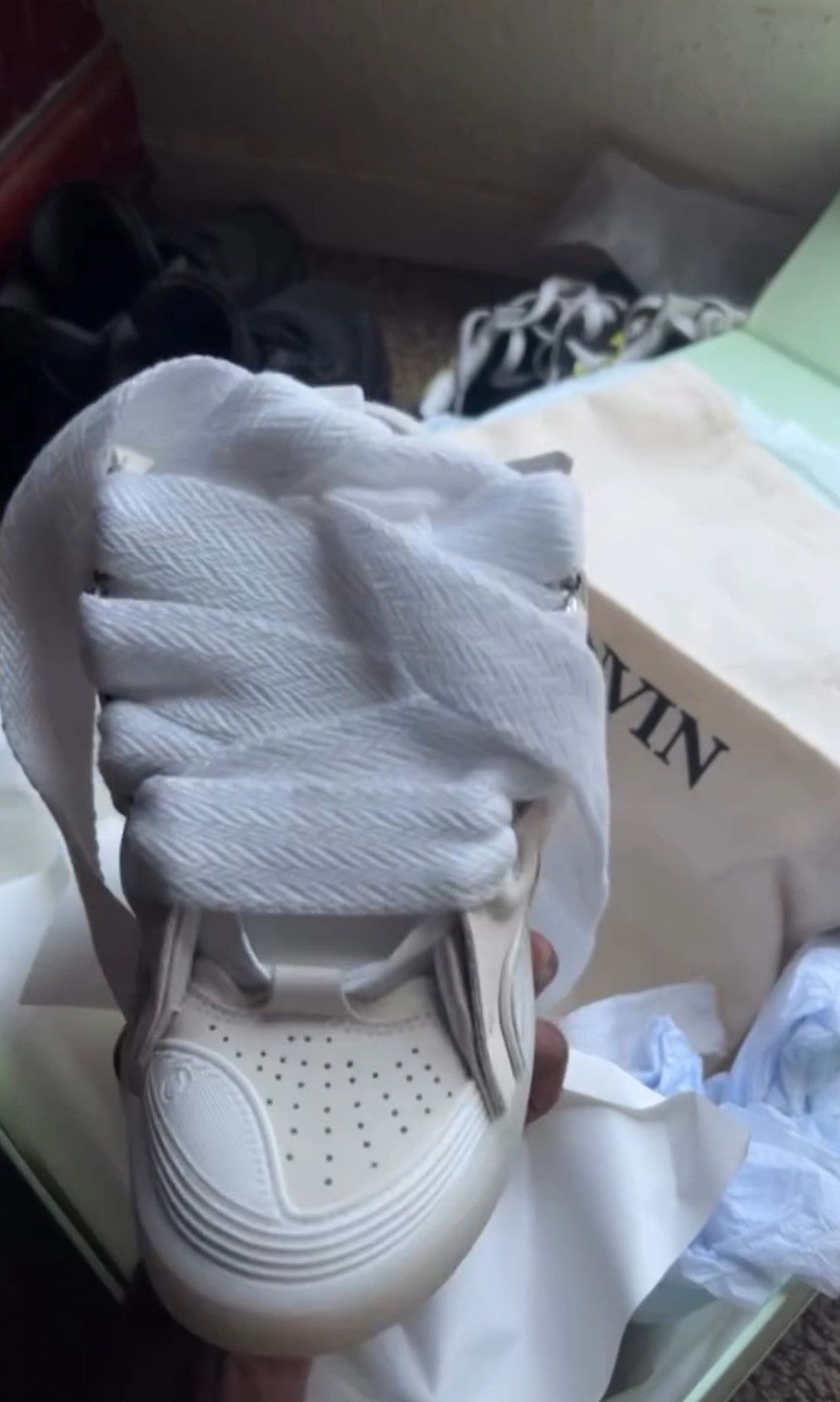 Lanvin Lanvin cream and white Size US 5.5 / EU 38 - 7 Thumbnail