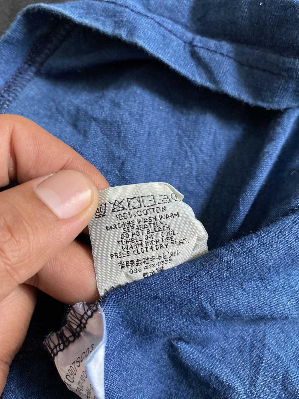 Kapital Kapital Indigo Sashiko Tee Size US L / EU 52-54 / 3 - 9 Thumbnail