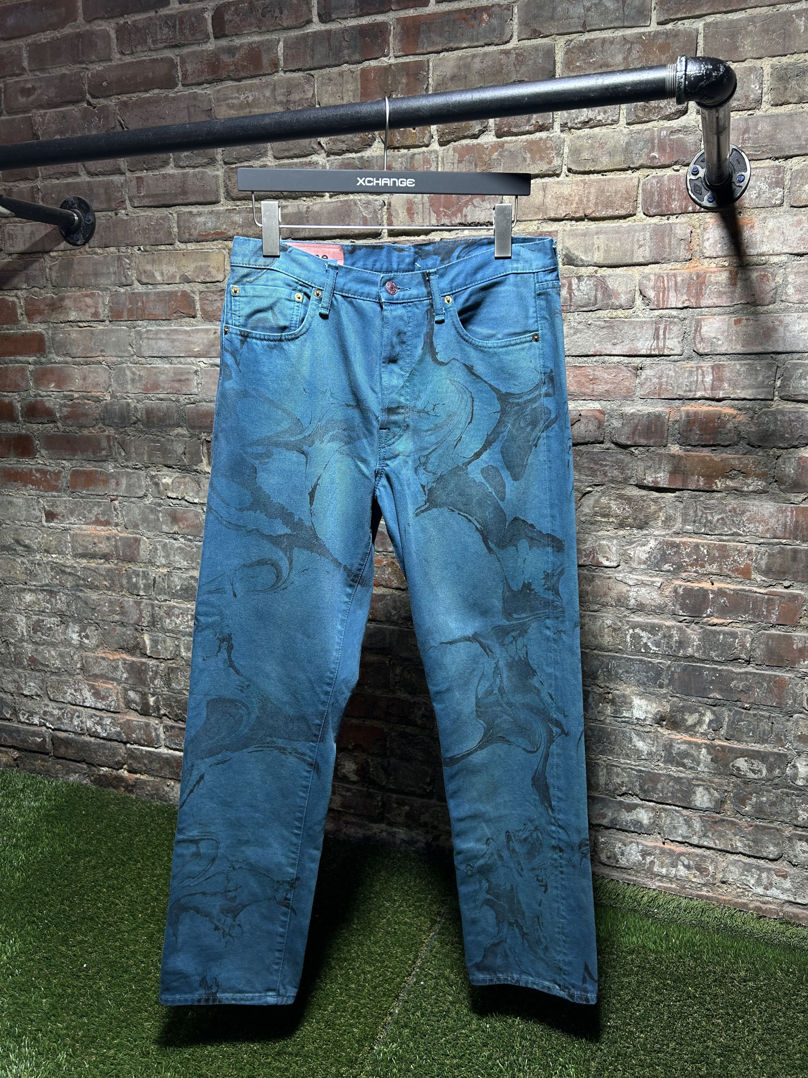 Acne Studios Acne Studios Swirl Ocean Jeans Size US 32 / EU 48 - 1 Thumbnail