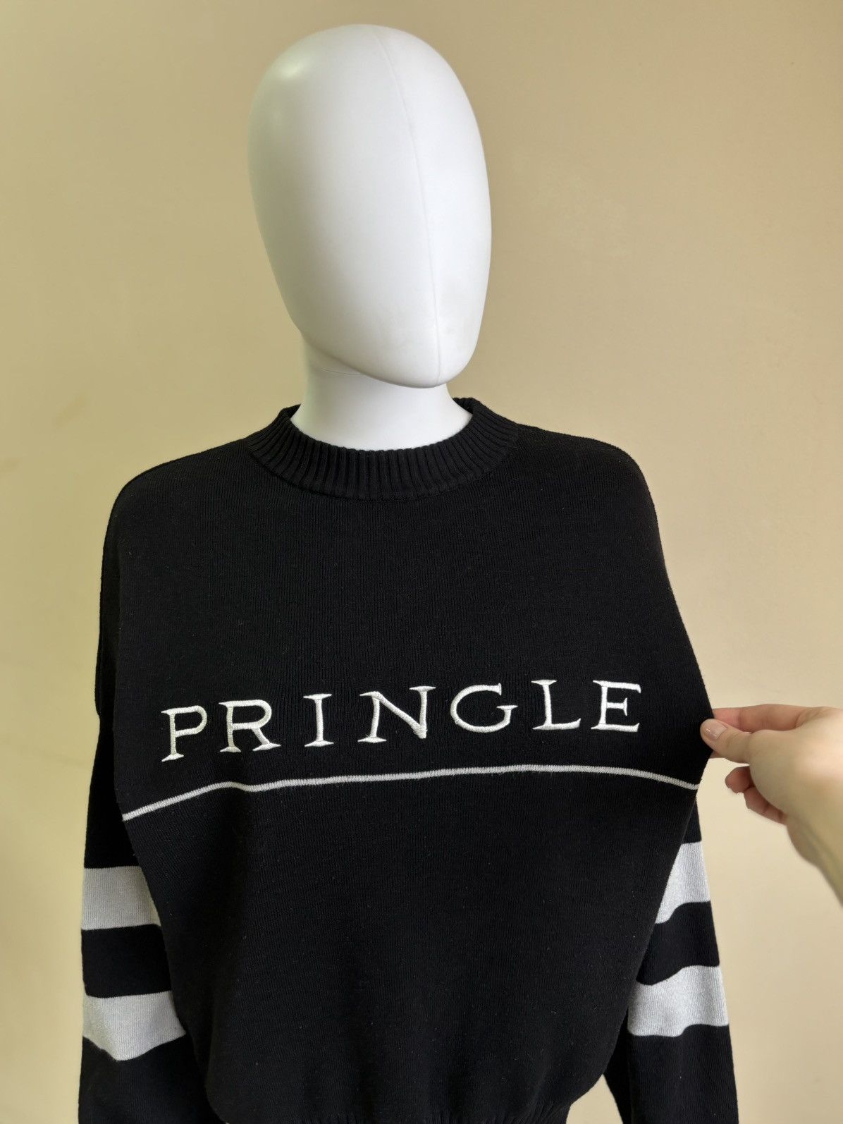 Pringle Of Scotland Pringle of Scotland x H&M Womens Black Jumper Sweater Size S Size S / US 4 / IT 40 - 3 Thumbnail
