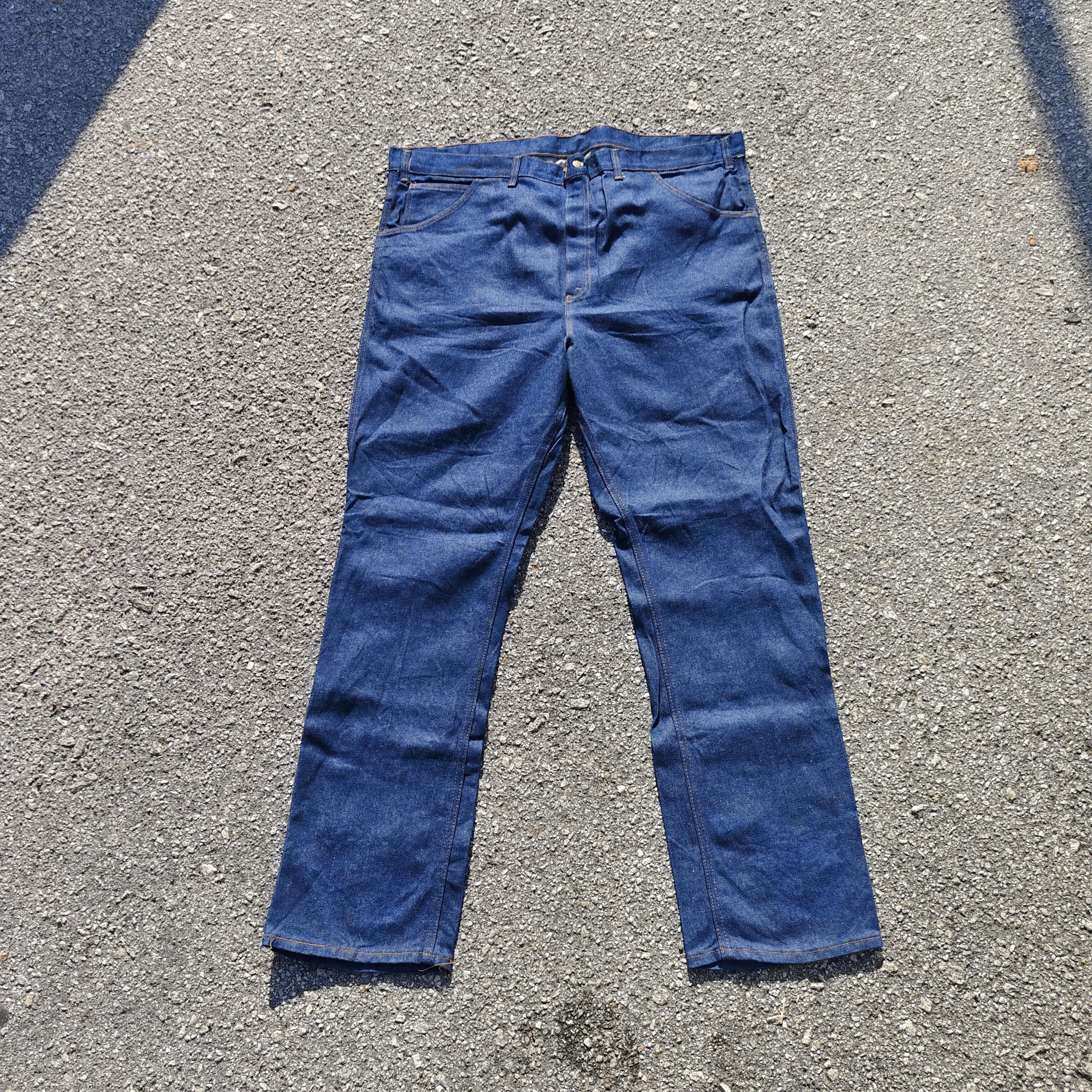Vintage Vintage 70s 80s Saddle King Oversized US 46 Jean Size US 44 / EU 60 - 6 Thumbnail