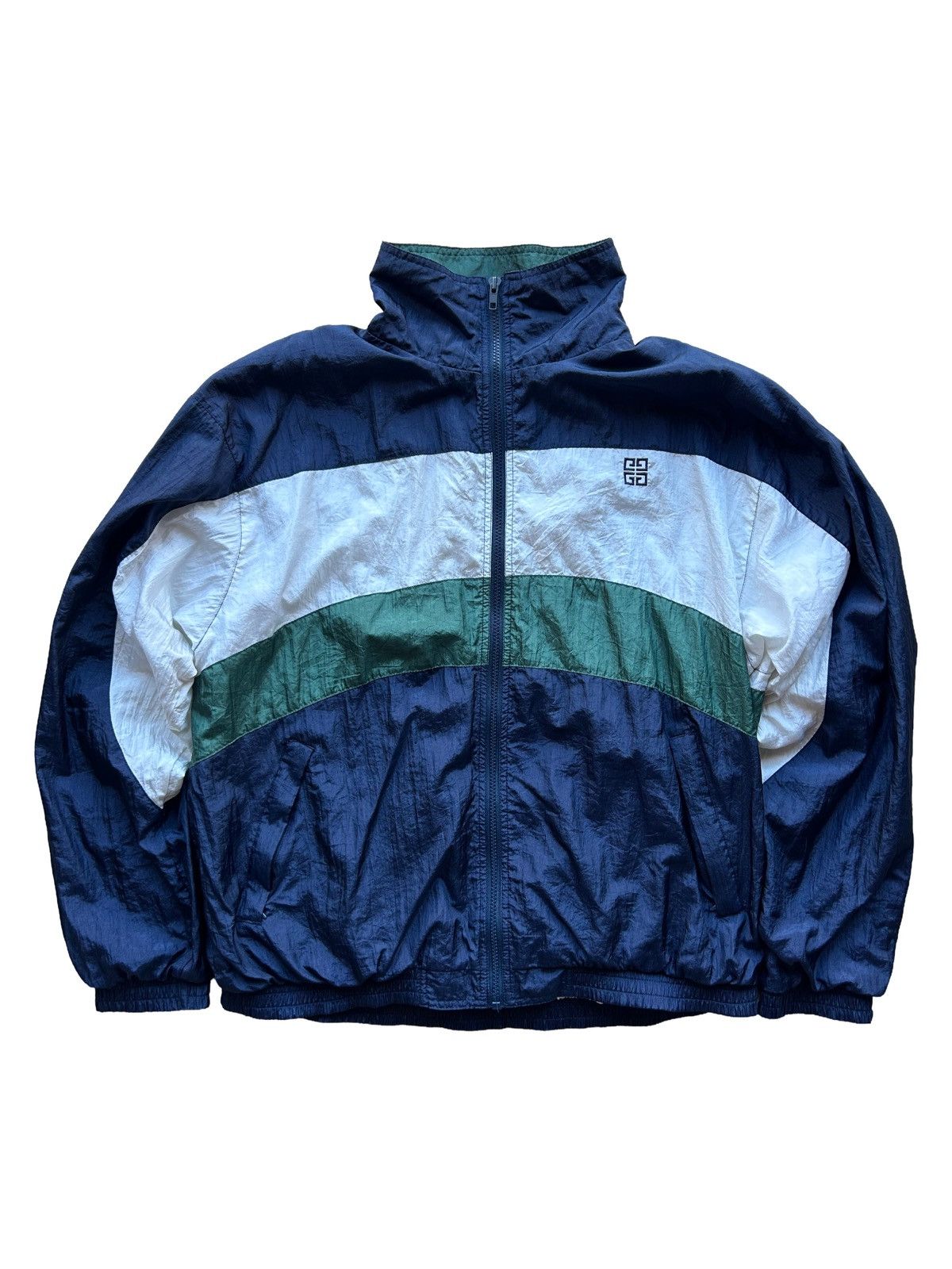 Givenchy Vintage 90s Givenchy Activewear Windbreaker Sporty Style Size US XL / EU 56 / 4 - 1 Thumbnail