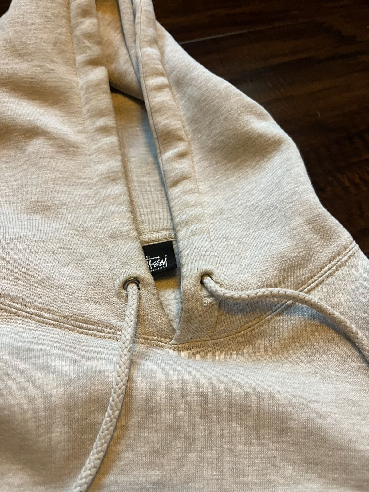 Stussy × Vintage Stu C Stussy Wordmark Grey Hoodie 90s 2000s Medium M Size US M / EU 48-50 / 2 - 3 Thumbnail