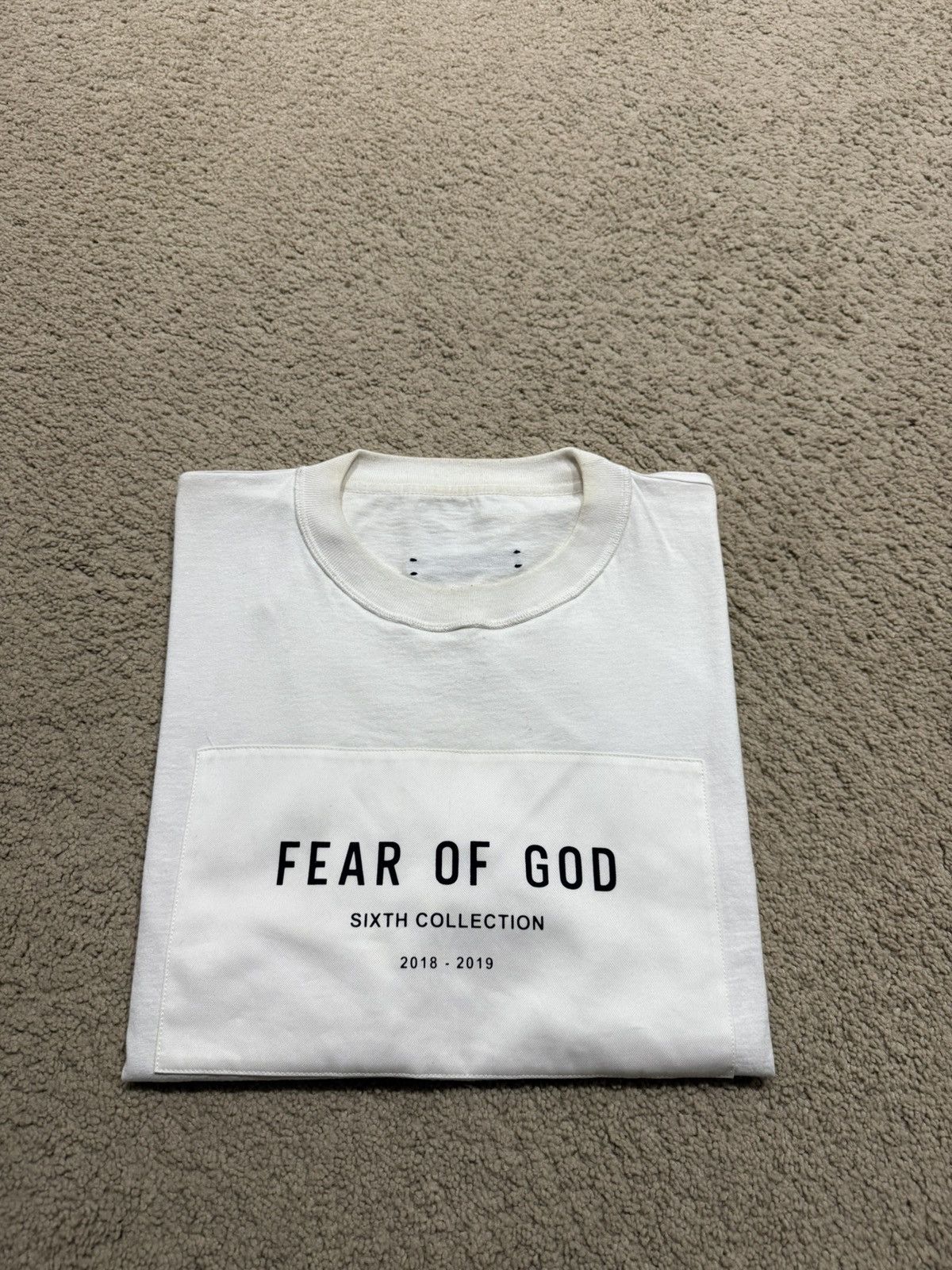 Fear of God Fear of God Sixth Collection 2018-2019 grey t