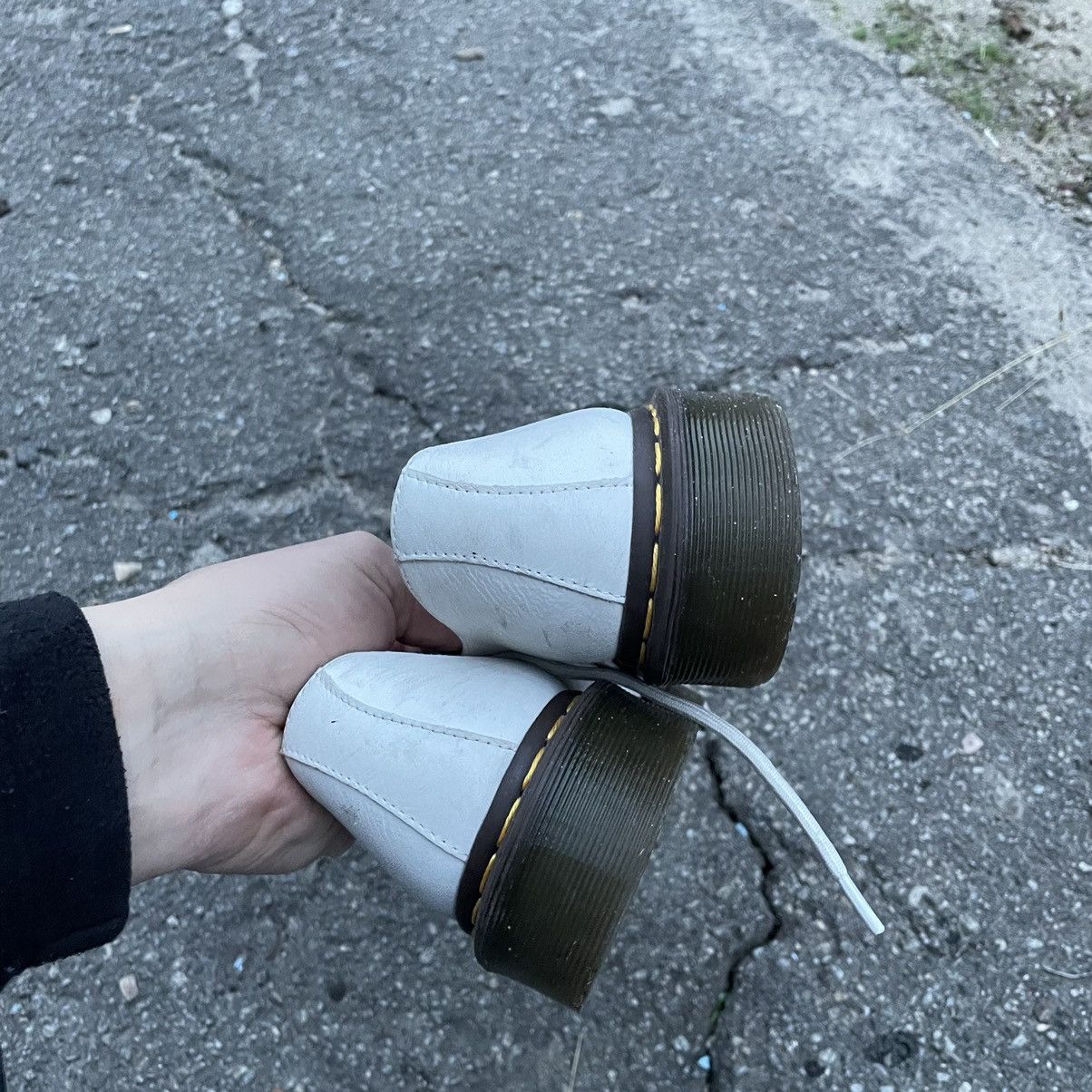 Dr. Martens Dr martens White Leather Loafers boots Vintage low shoes sne Size US 8 / IT 38 - 5 Thumbnail