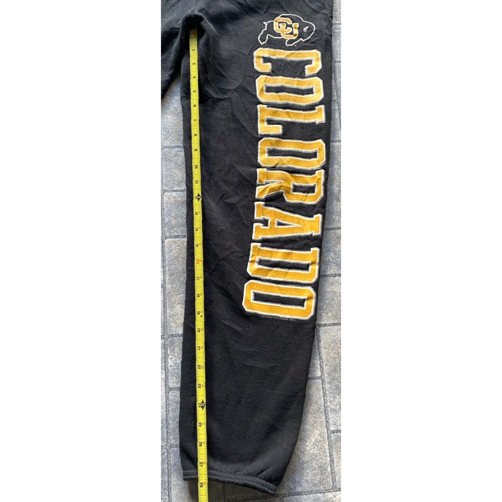 Jerzees VTG Jerzees Super Sweats Sweatpants Men’s M USA Made Colorado Buffaloes CU Black 1980s Decade Mens Size US 31 - 7 Thumbnail