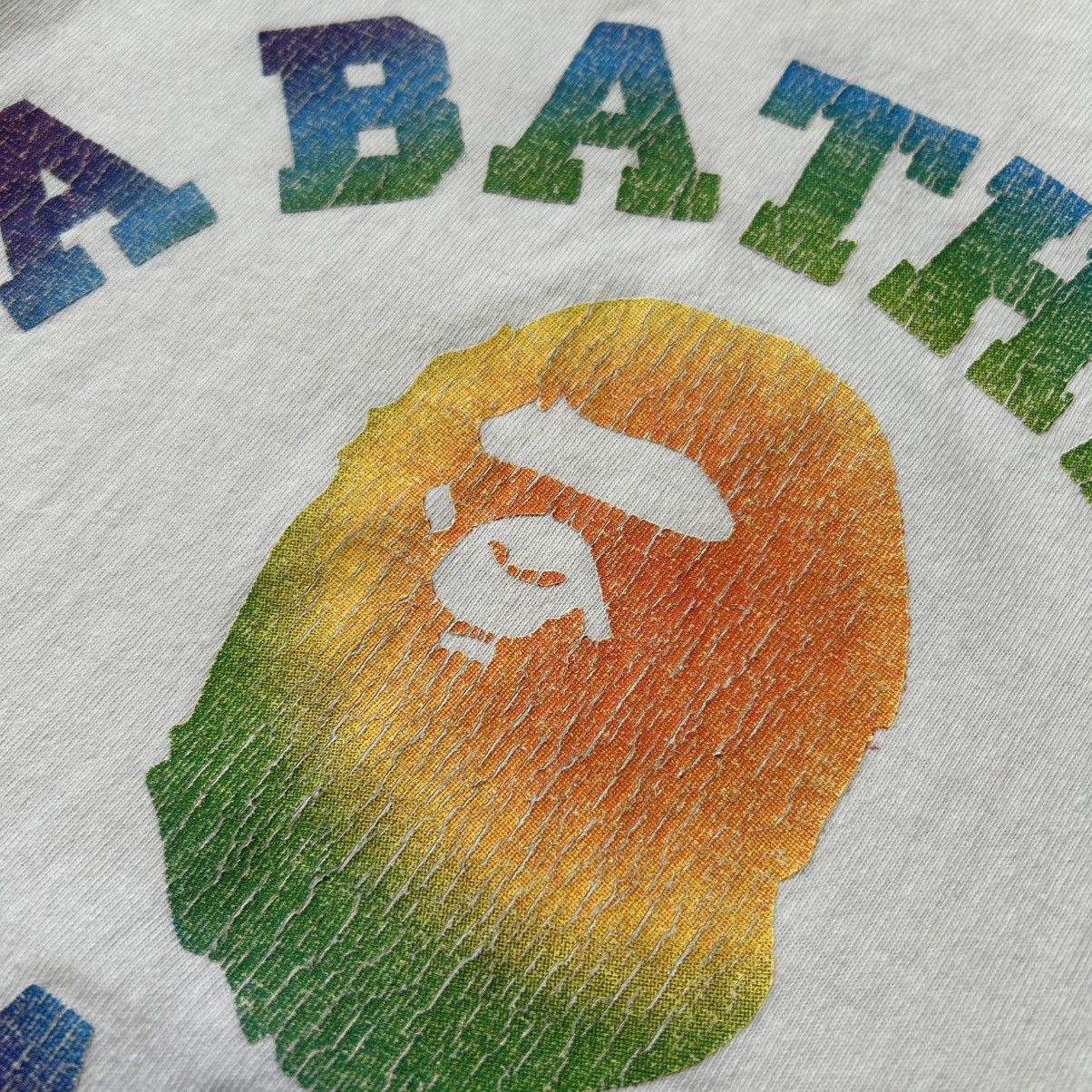 Bape Luxury Bape A Bathing Ape Big Graphic Logo y2k designer tee Size US L / EU 52-54 / 3 - 4 Thumbnail