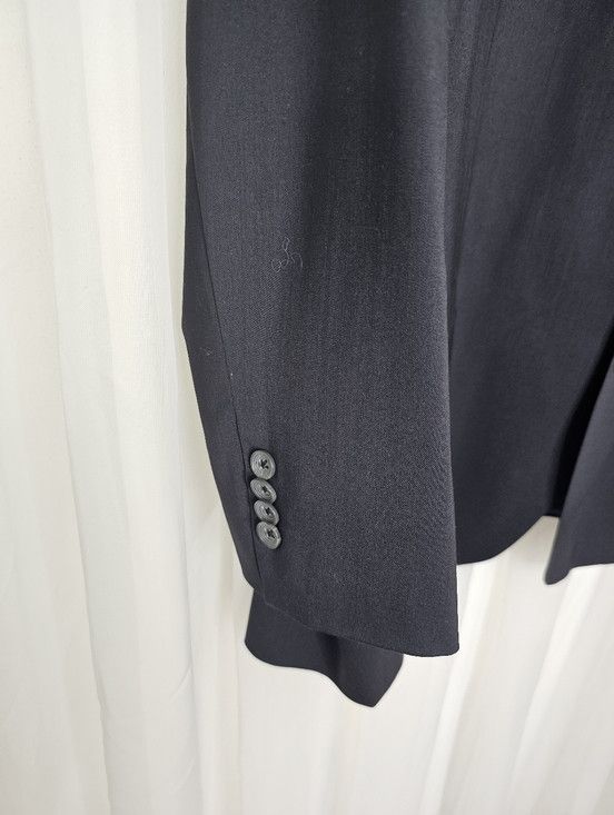 Jack Victor Jack Victor New York CT Black 3Sixty5 Superfine Wool Blazer Size 46R - 5 Thumbnail
