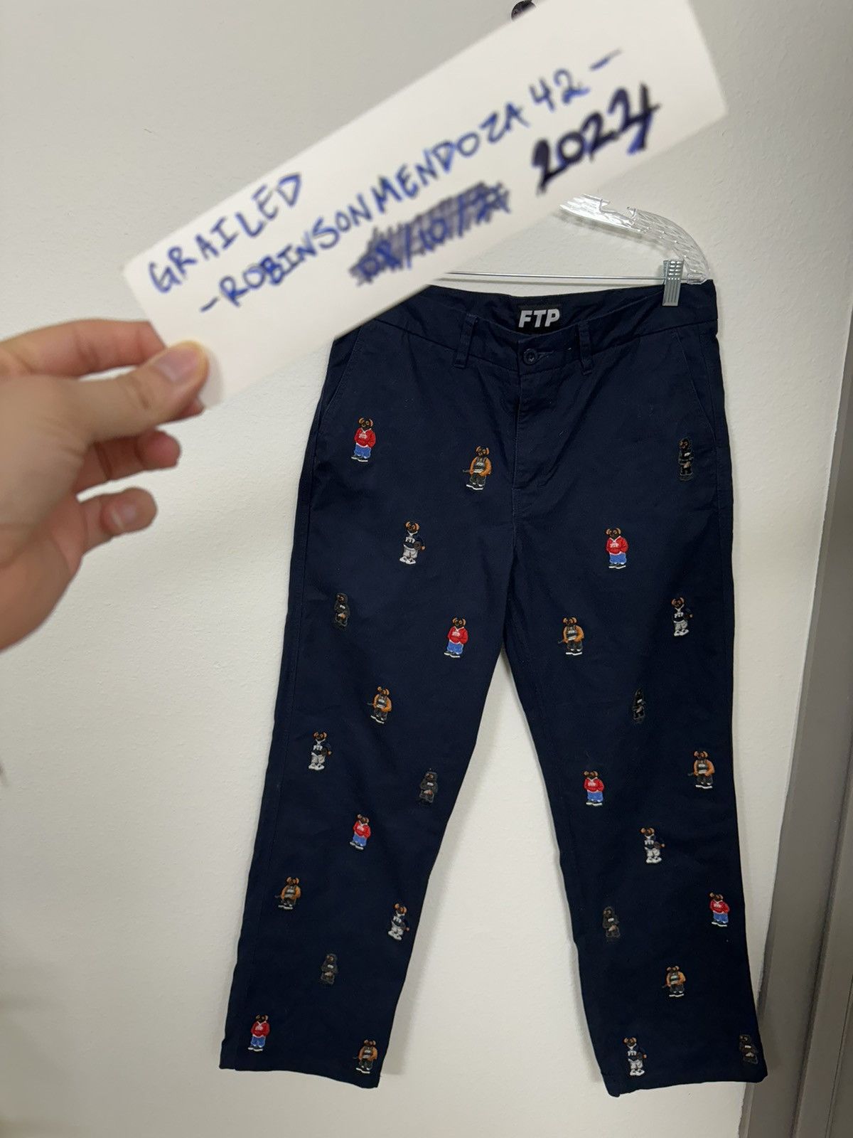 Fuck The Population FTP Bear Chinos | Grailed