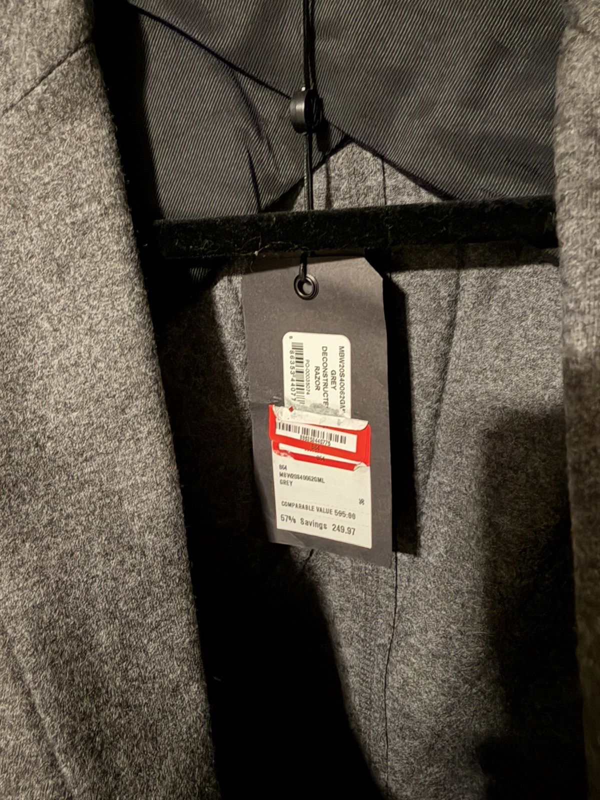 Rag & Bone [BNWT] rag & bone Razor Blazer - Grey (Size36R) Size 36R - 3 Thumbnail
