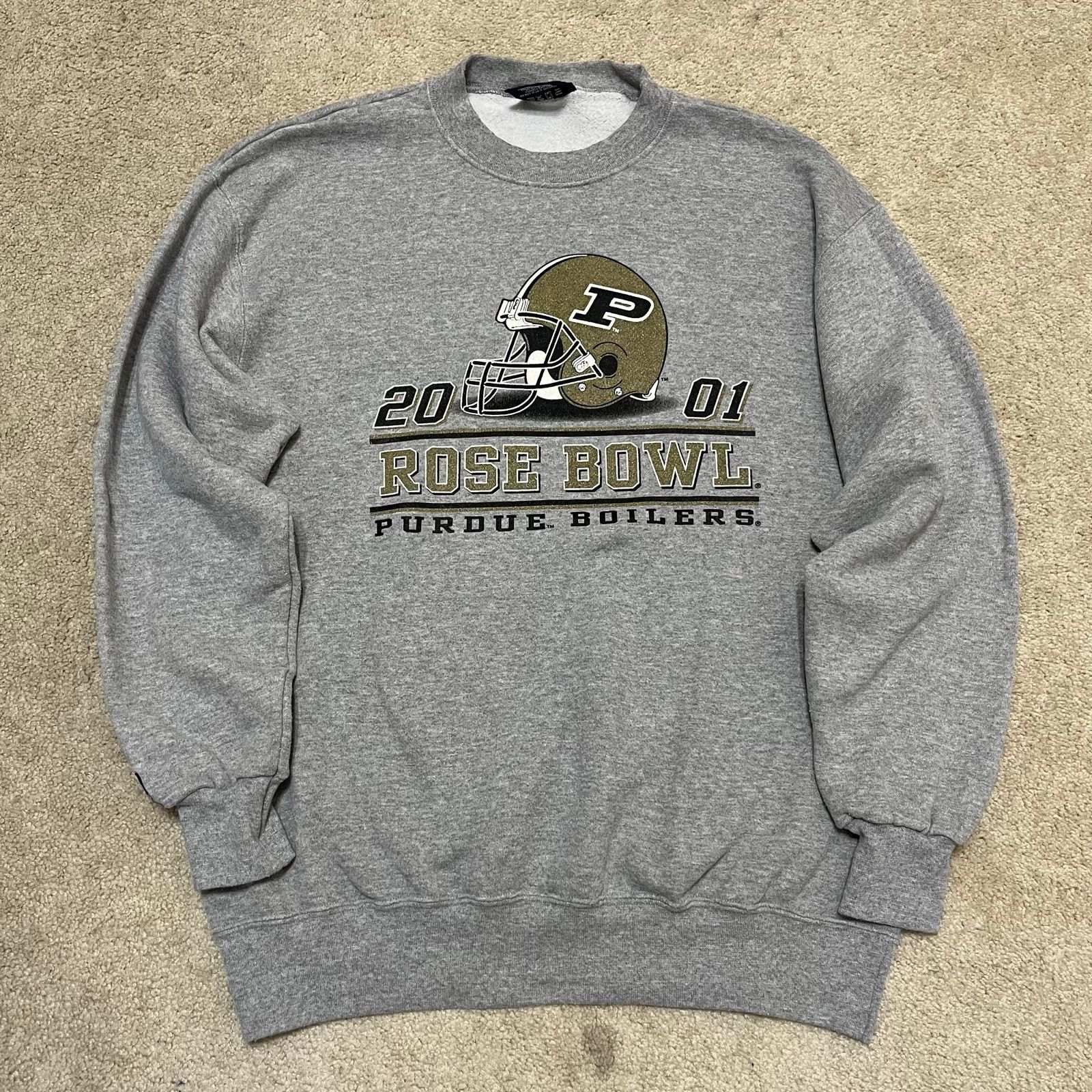 Jansport Vintage Jansport 2001 Purdue Boilermakers Rose Bowl Crewneck Size US M / EU 48-50 / 2 - 1 Thumbnail