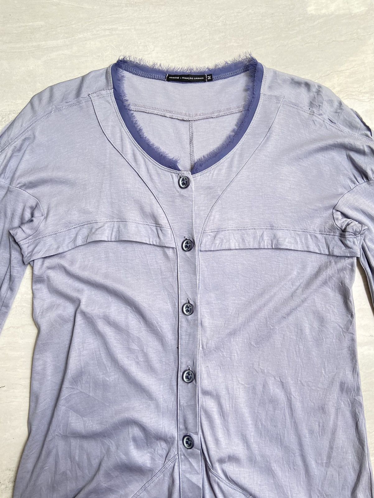Marithe + Francois Girbaud Marithe Francois Girbaud Blue Shirt Size S / US 4 / IT 40 - 9 Thumbnail