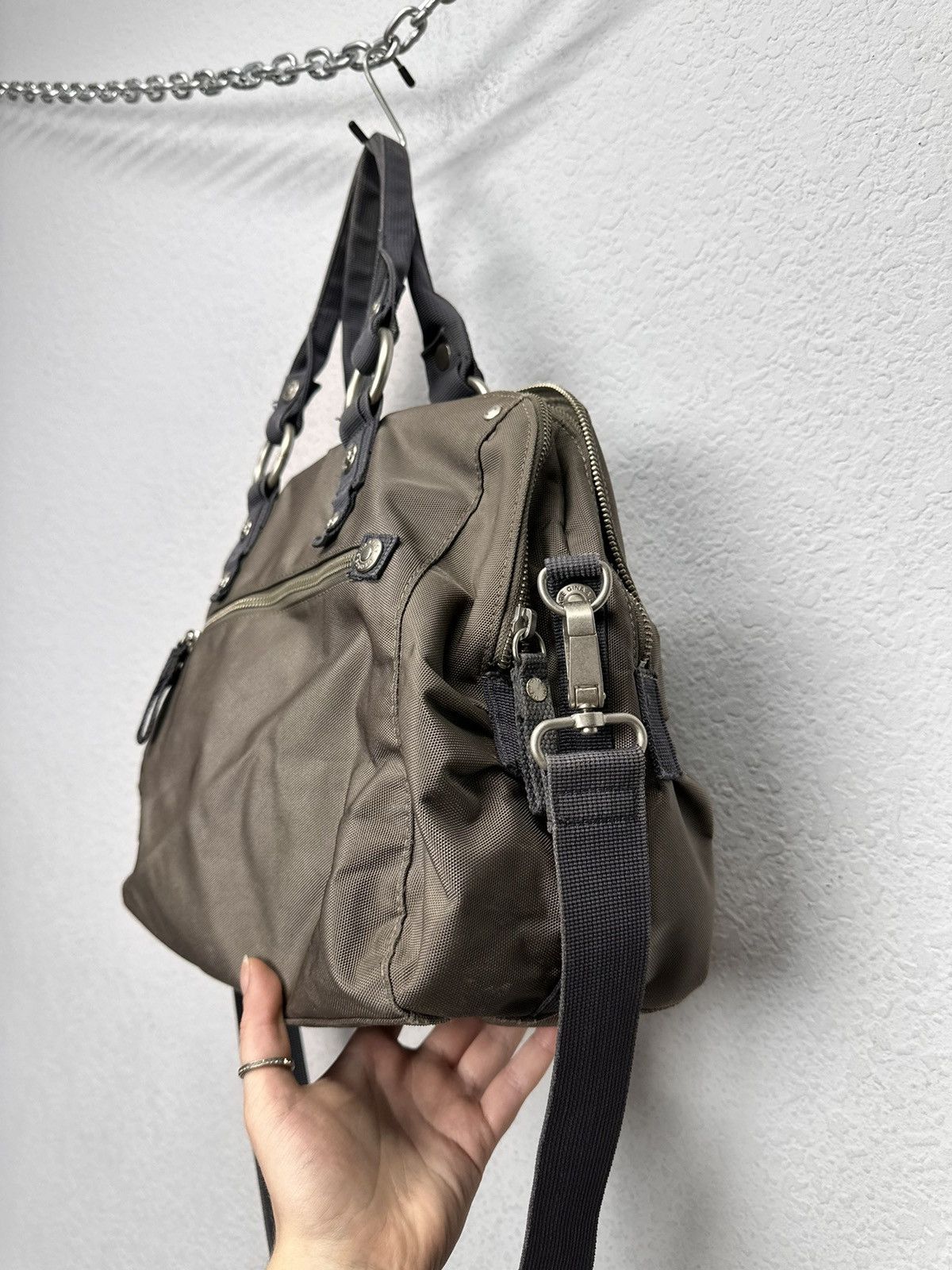 Genuine Leather Japanese GGL bag vintage Avantgarde streetwear style Size ONE SIZE - 9 Thumbnail