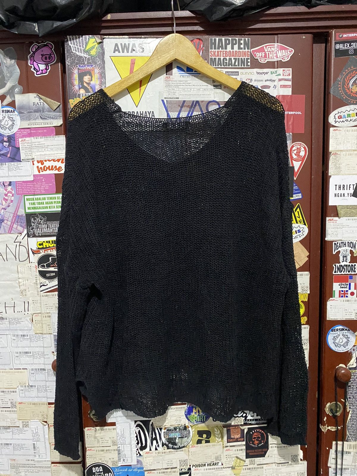 If Six Was Nine × Japanese Brand × Le Grande Bleu (L.G.B.) 💸BINDINGOFFER💸Yellow-Japanese Mesh Knitted Ifsixwasnine Lgb Size US L / EU 52-54 / 3 - 2 Thumbnail