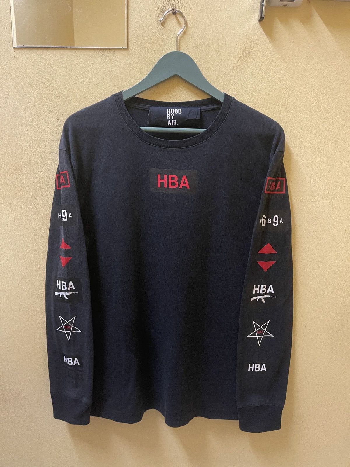 Hood By Air Hood by Air x H.R. Giger Spinal Print Longsleeve shirt