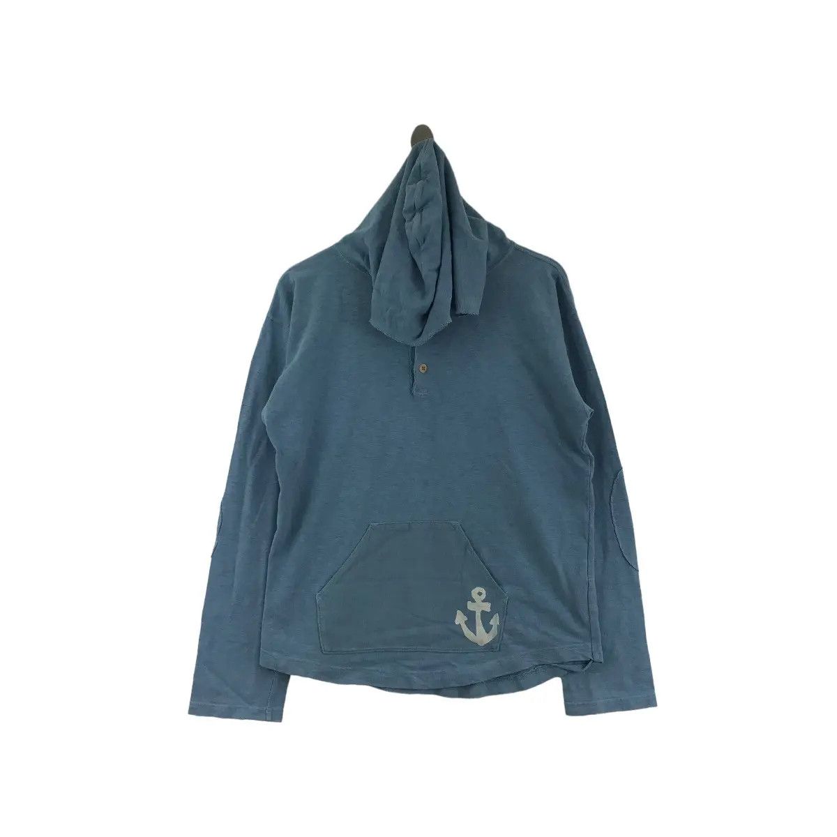 45rpm 45 RPM STUDIO Japanese Brand Sailor Print Blue Hooded Size US M / EU 48-50 / 2 - 1 Thumbnail