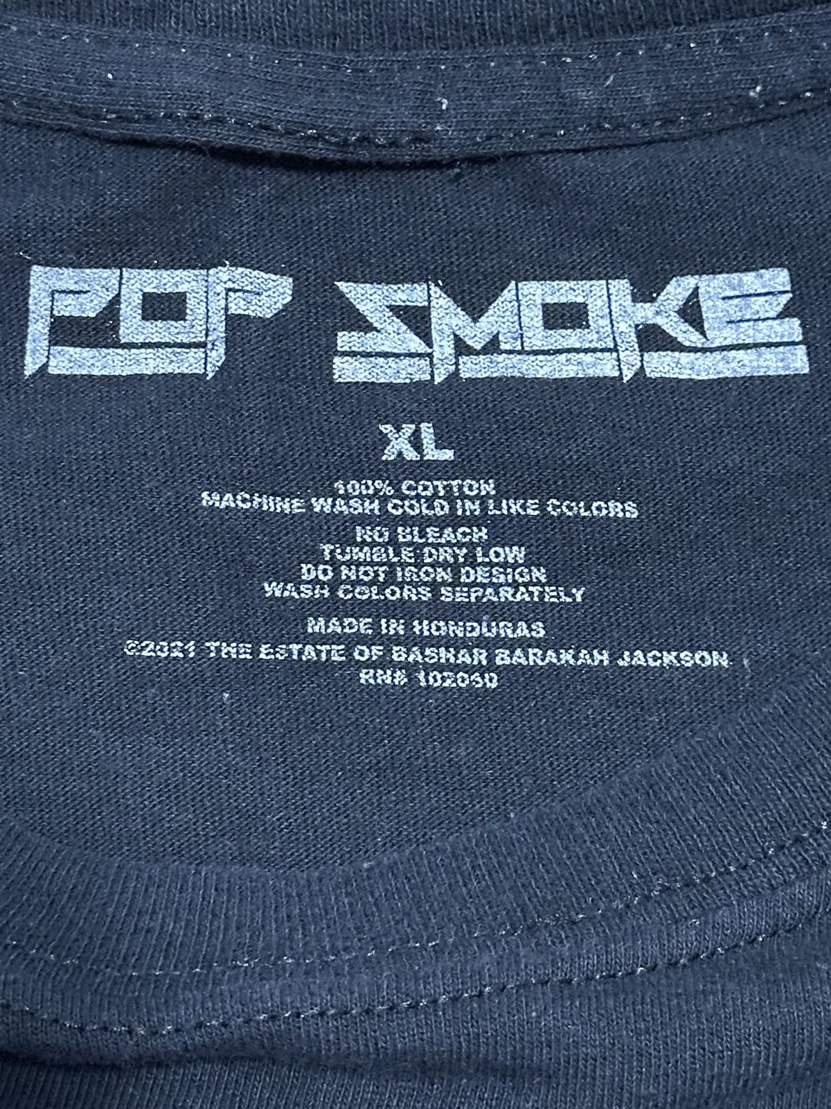 Rap Tees Pop Smoke shirt Size US XXL / EU 58 / 5 - 3 Thumbnail
