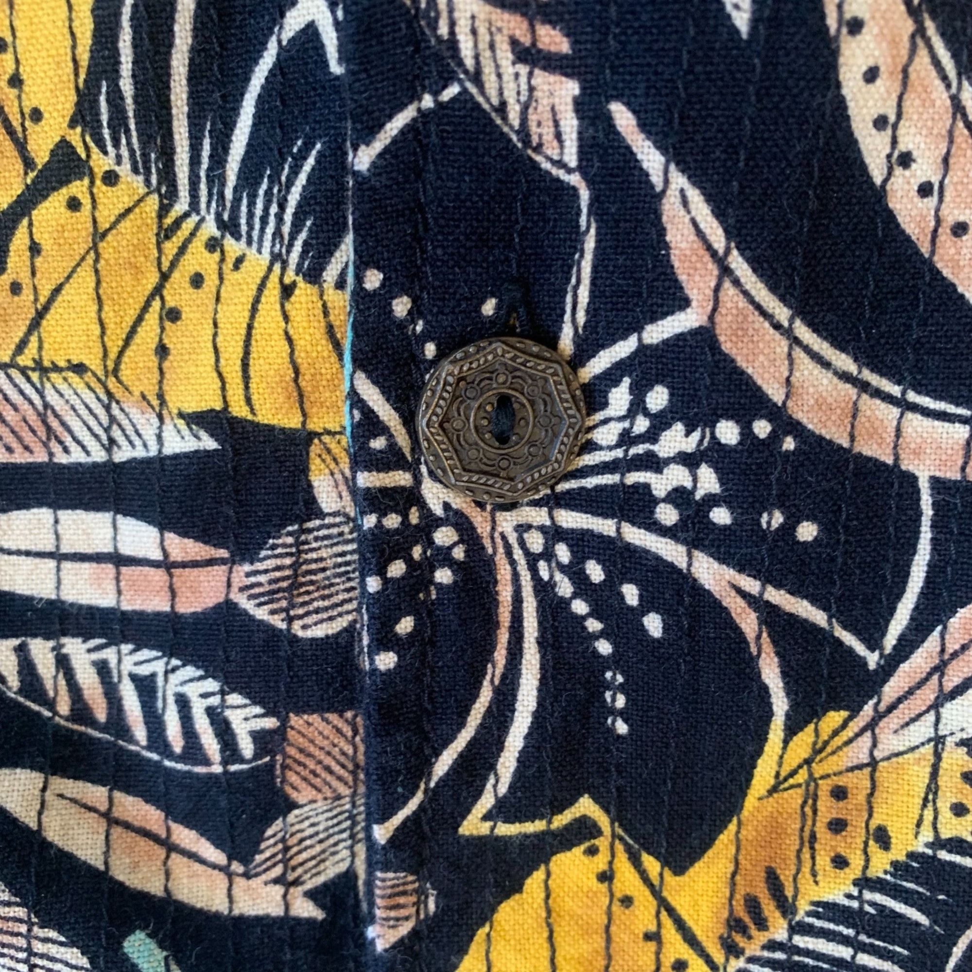Other Life Style All Over Print Floral 100% Cotton Jacket XL Size XL / US 12-14 / IT 48-50 - 7 Thumbnail