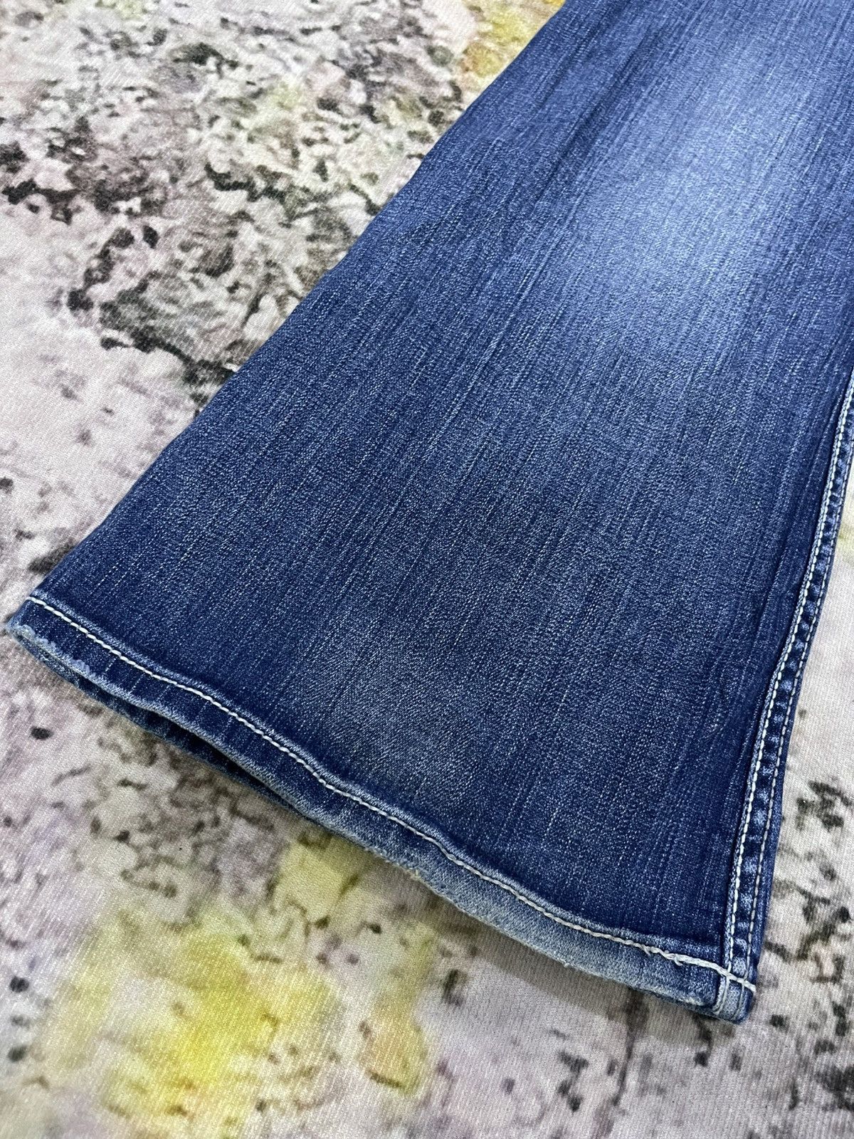 BKE Super Star Flare BKE Distressed Low Rise Denim Size US 36 / EU 52 - 9 Thumbnail