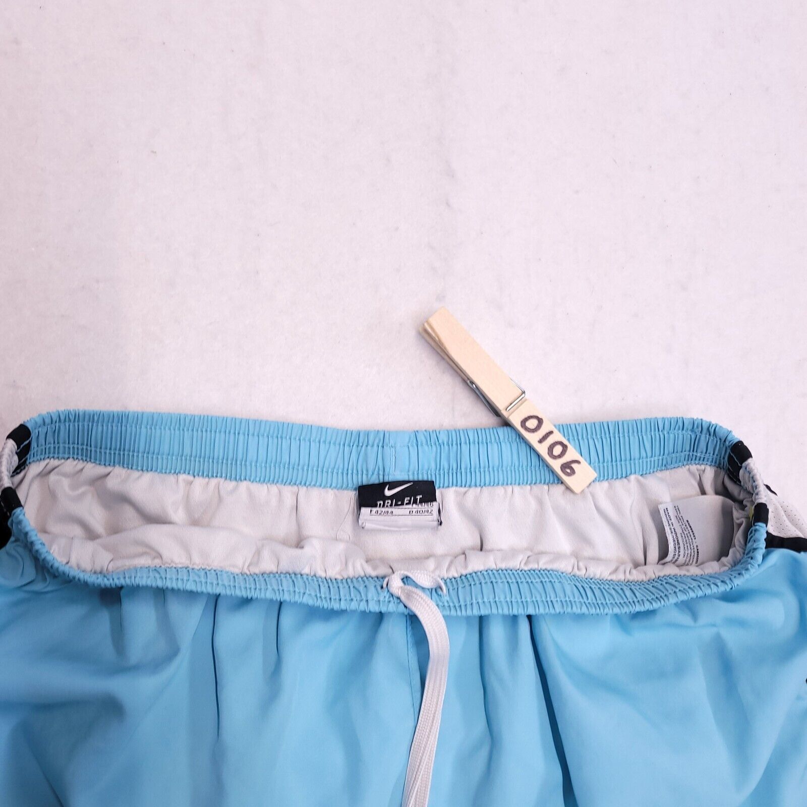 Nike Nike Dri Fit Athletic Shorts Womens Size Medium M Blue White Size 28" / US 6 / IT 42 - 3 Thumbnail