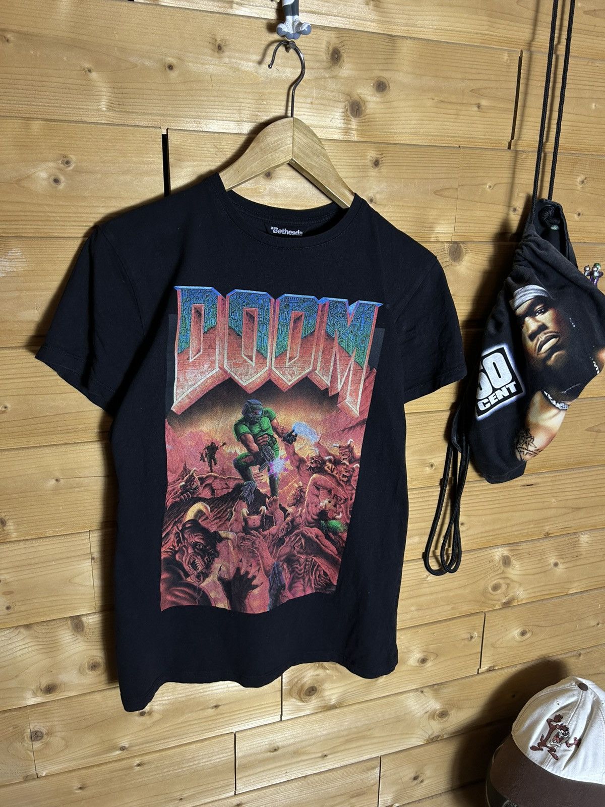 The Game Doom promo game t shirt Size US M / EU 48-50 / 2 - 3 Thumbnail