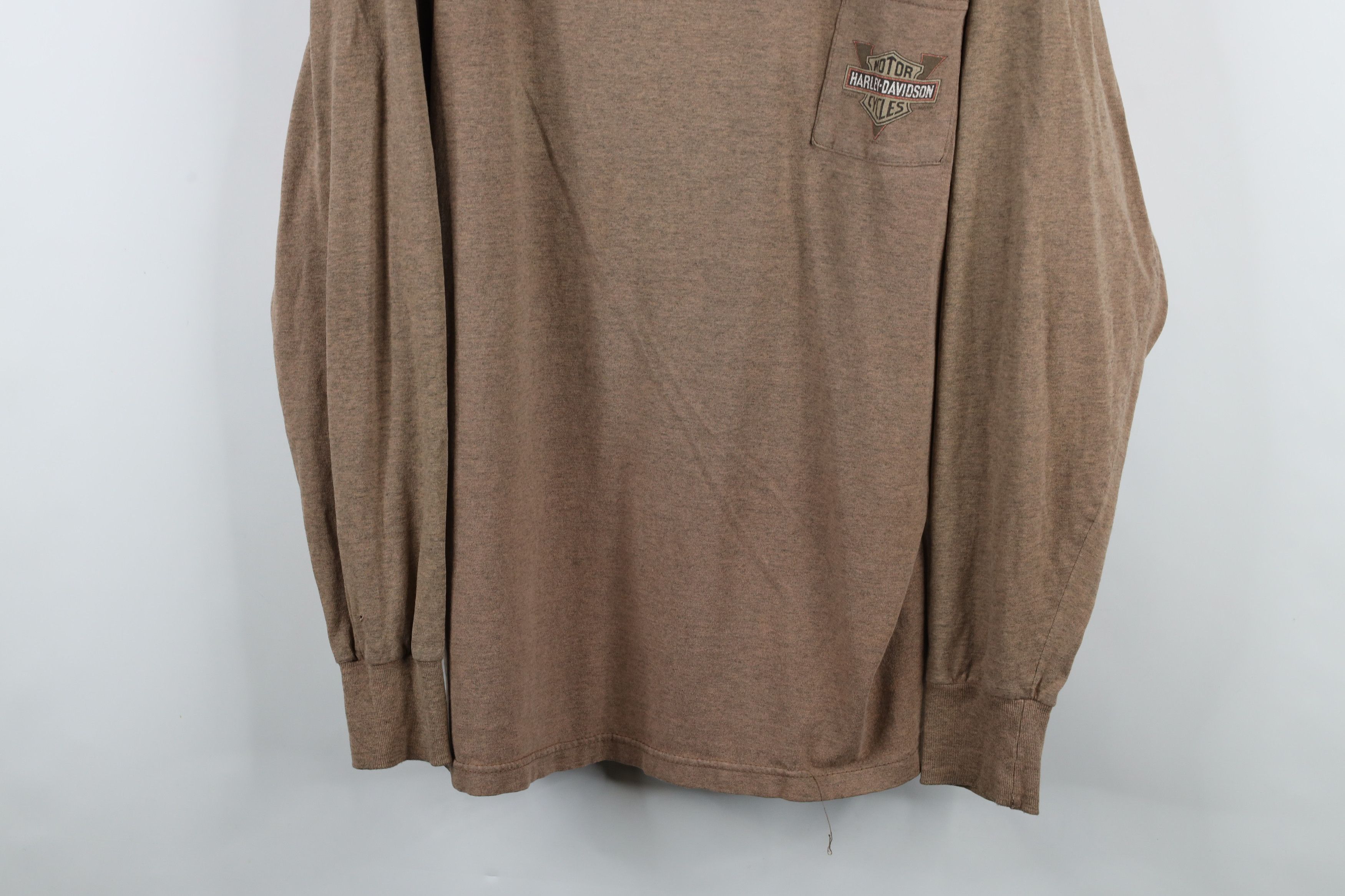 Harley Davidson × Vintage Vintage 90s Harley Davidson Spell Long Sleeve T-Shirt USA Size US XXL / EU 58 / 5 - 3 Thumbnail