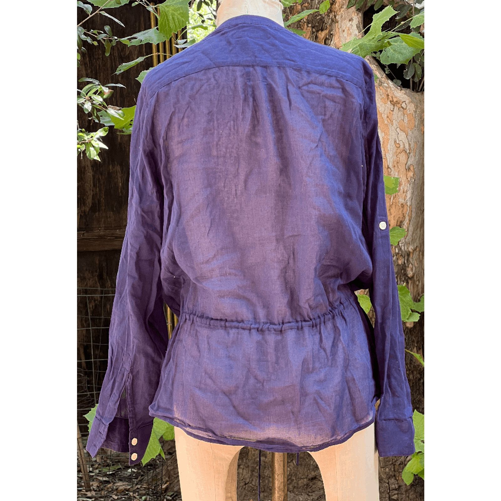 Banana Republic Banana Republic Lightweight Longsleeve Cotton Shirt silk M Size M / US 6-8 / IT 42-44 - 4 Thumbnail