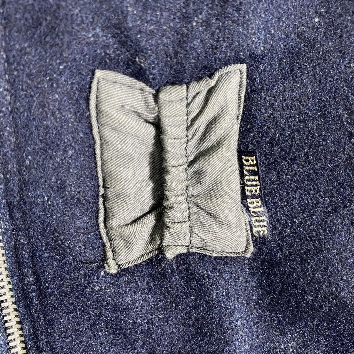 Blue Blue Japan × Indigo × Japan Blue Vintage Blue Blue H.Ranch Market Indigo MA-1 Wool Zipper Size US M / EU 48-50 / 2 - 6 Thumbnail