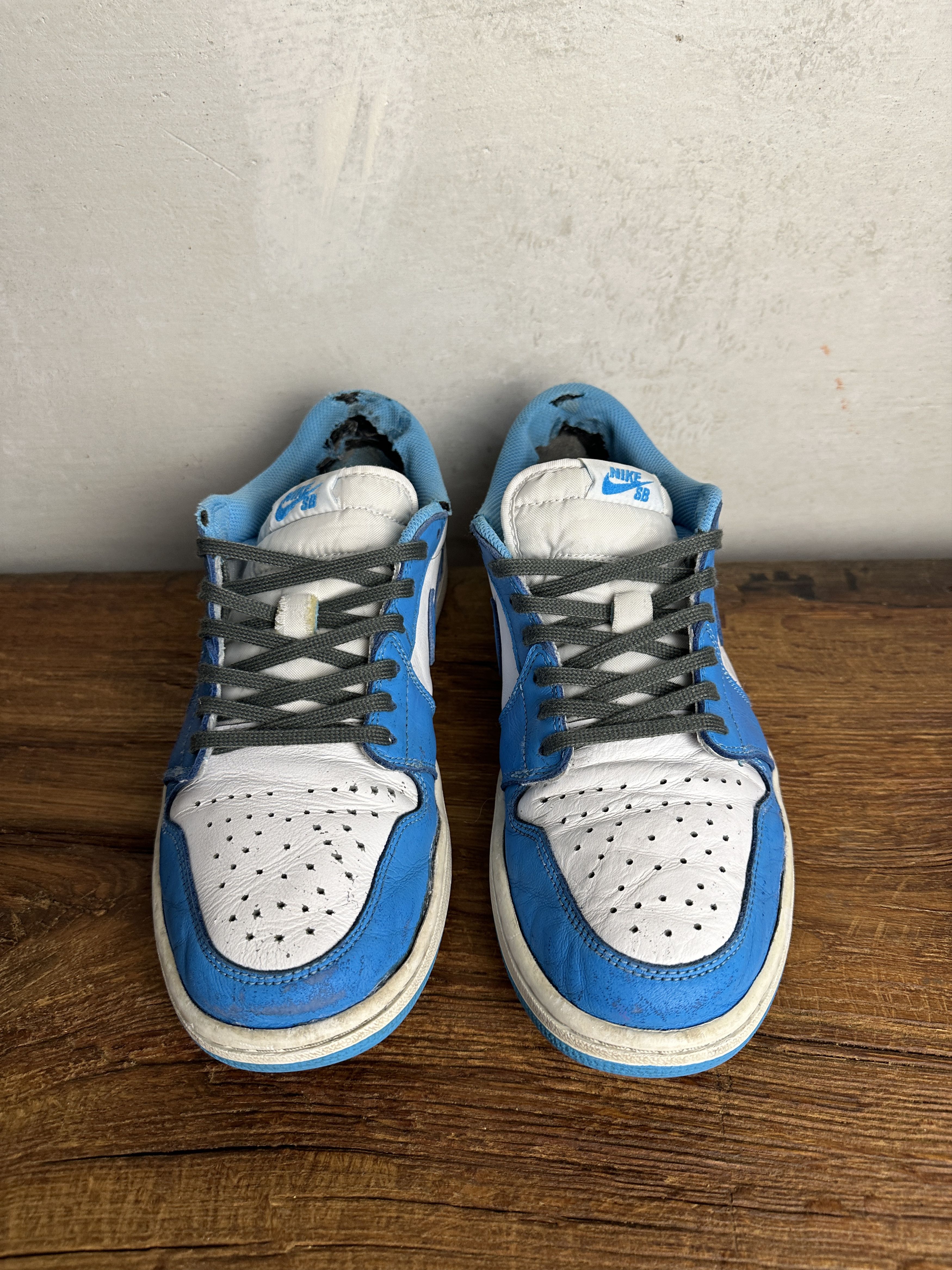 Jordan Brand Nike Air Jordan 1 Low SB Koston UNC Blue OG Sneakers Size US 10.5 / EU 43-44 - 6 Thumbnail
