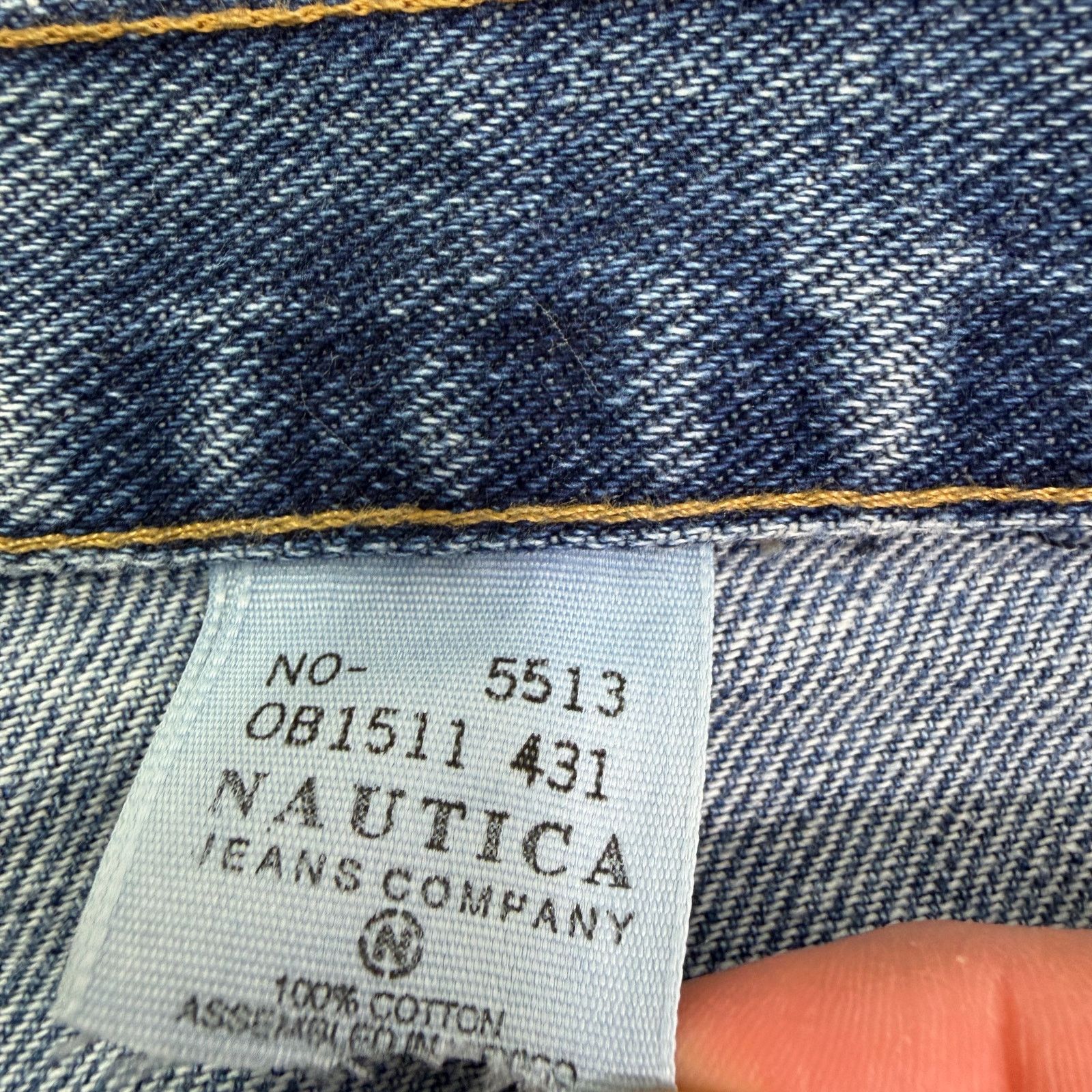 Nautica Vintage Nautica Jean Shorts 42 Blue 12" Inseam Carpenter Size US 42 / EU 58 - 6 Thumbnail