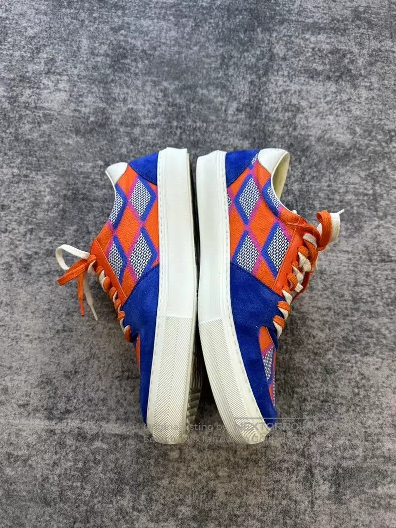 Louis Vuitton Louis Vuitton Ollie Blue Orange Board Shoes Size US 9 / EU 42 - 7 Thumbnail