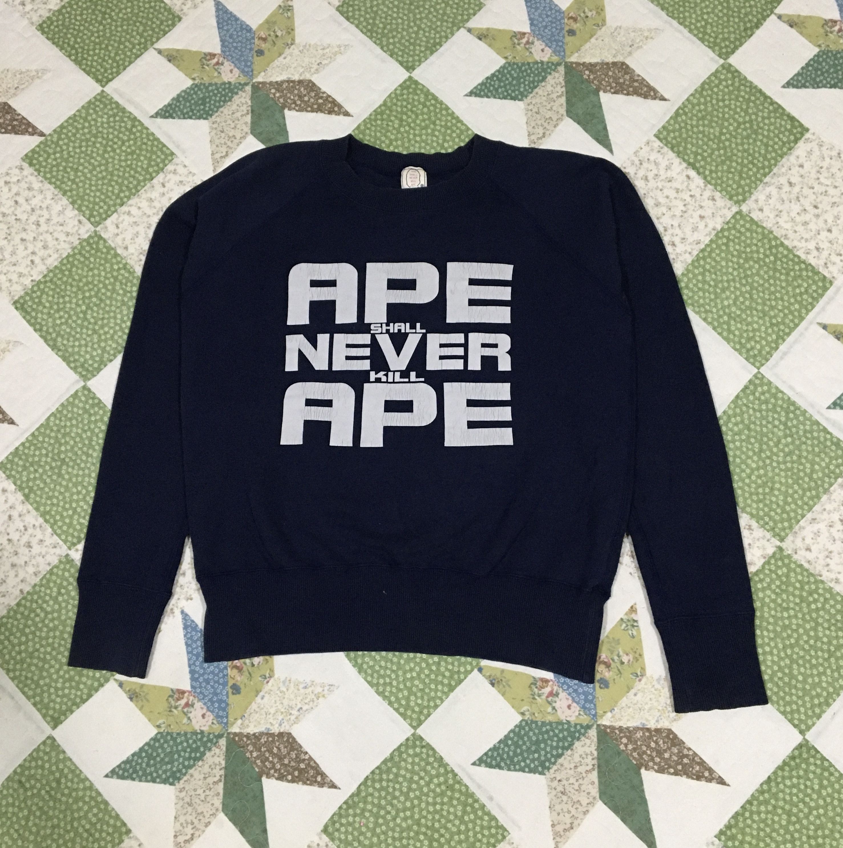 Bape × Vintage ASNKA Crewneck Bape Sweatshirts Size US M / EU 48-50 / 2 - 1 Thumbnail