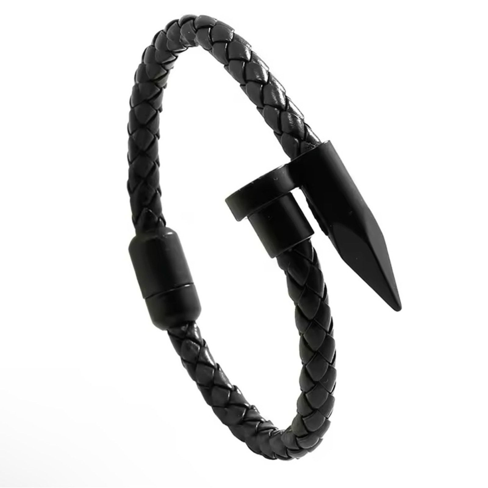 Other Men’s Nail Black Bracelet Magnet Buckle Size ONE SIZE - 3 Thumbnail
