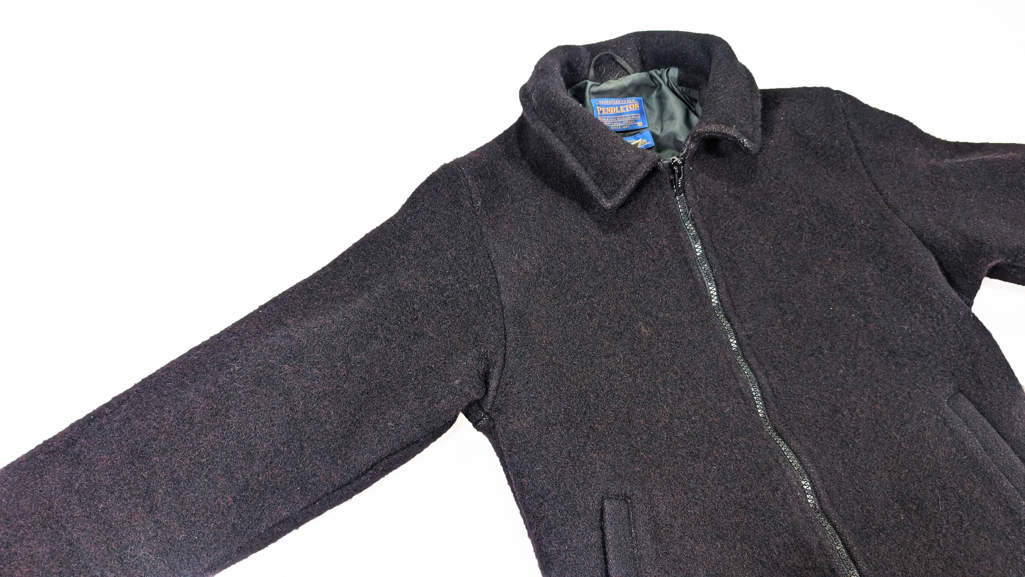 Pendleton 70s Pendleton Wool Cotton Bomber Jacket Size S (XS) USA Made Size US XS / EU 42 / 0 - 7 Thumbnail
