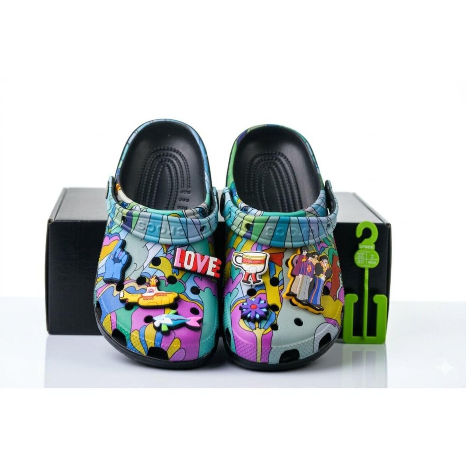 Crocs The Beatles x Crocs Love Classic Clogs | 210895-90H Size US 6 / IT 36 - 4 Thumbnail