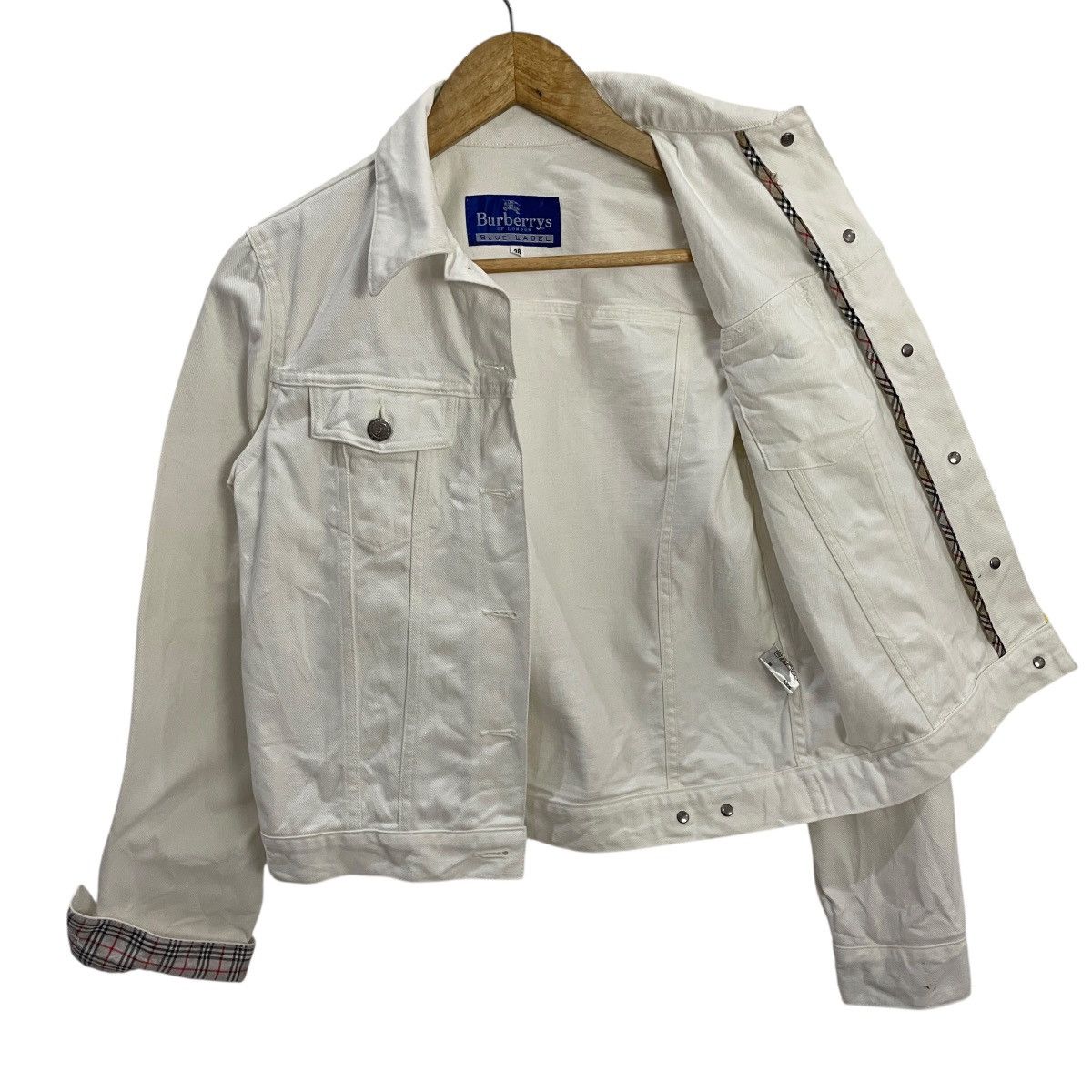 Burberry Vintage 90s Burberry’s Blue Label Denim Jacket Size M / US 6-8 / IT 42-44 - 1 Thumbnail