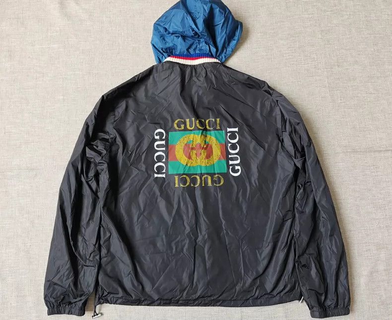 Gucci Gucci Men's square windbreaker jacket 2501-Nextarrow Size US L / EU 52-54 / 3 - 2 Thumbnail