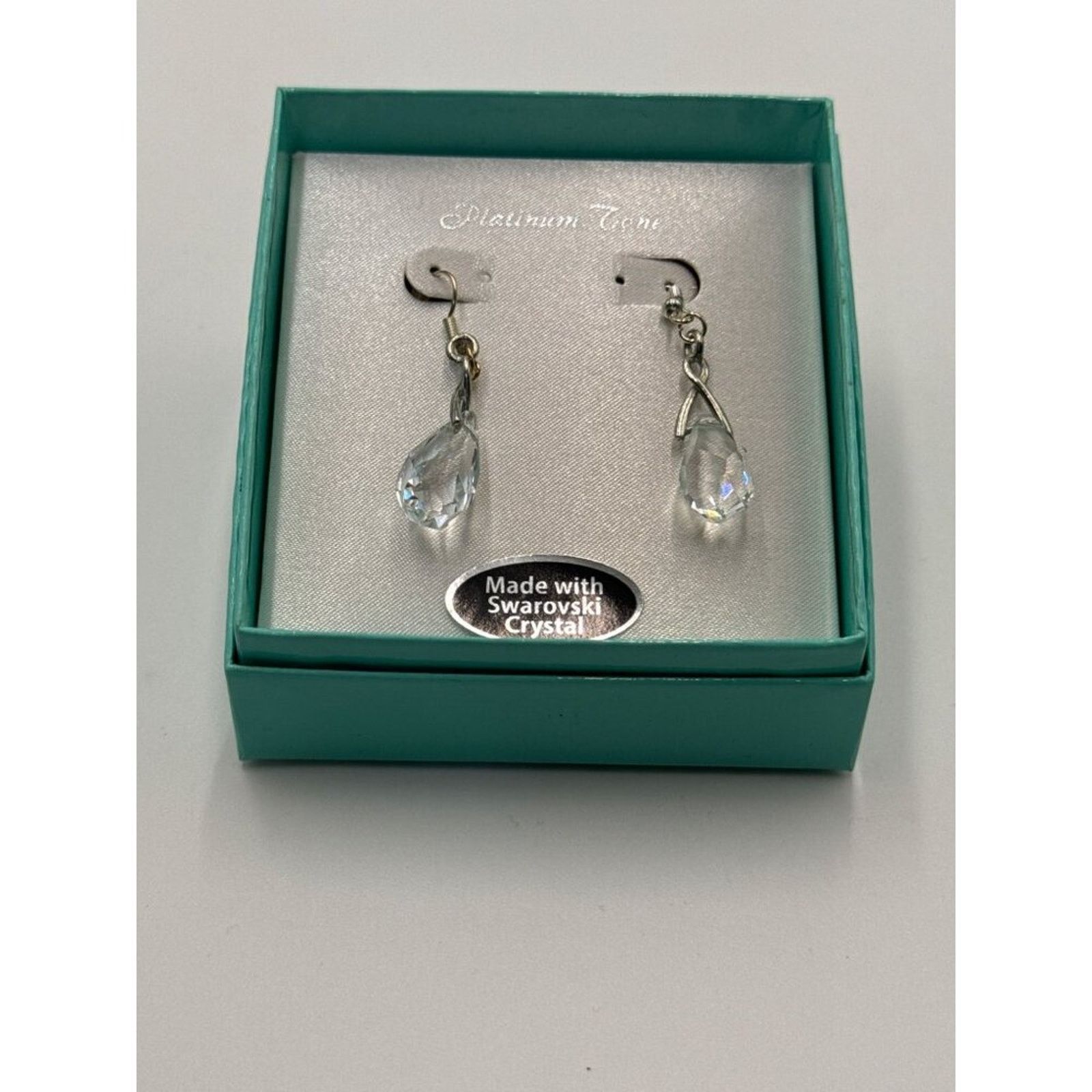 Swarovski Swarovski Crystal Teardrop Dangle Earrings New in Box Size ONE SIZE - 2 Thumbnail