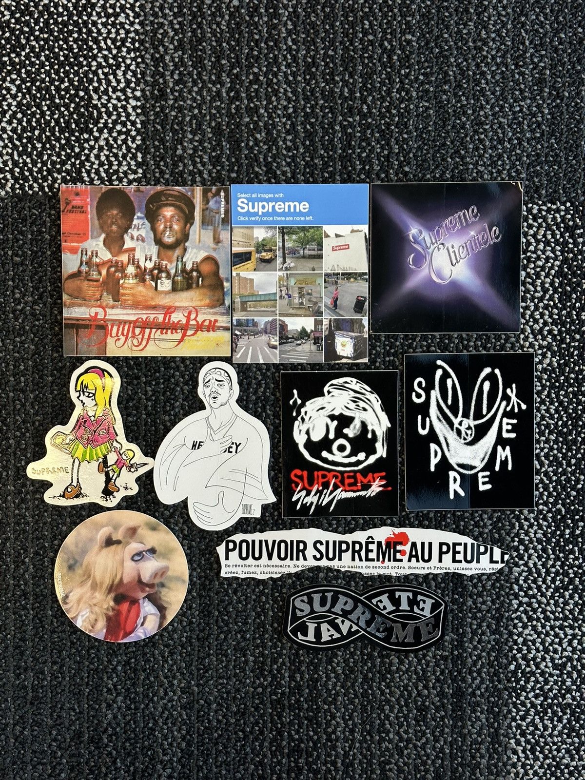 Supreme 10x Supreme Stickers Lot | Grailed