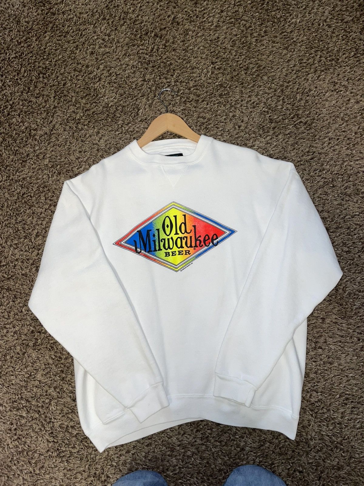 Soffe Vintage Old Milwaukee Beer Crewneck Sweatshirt Size US L / EU 52-54 / 3 - 1 Thumbnail