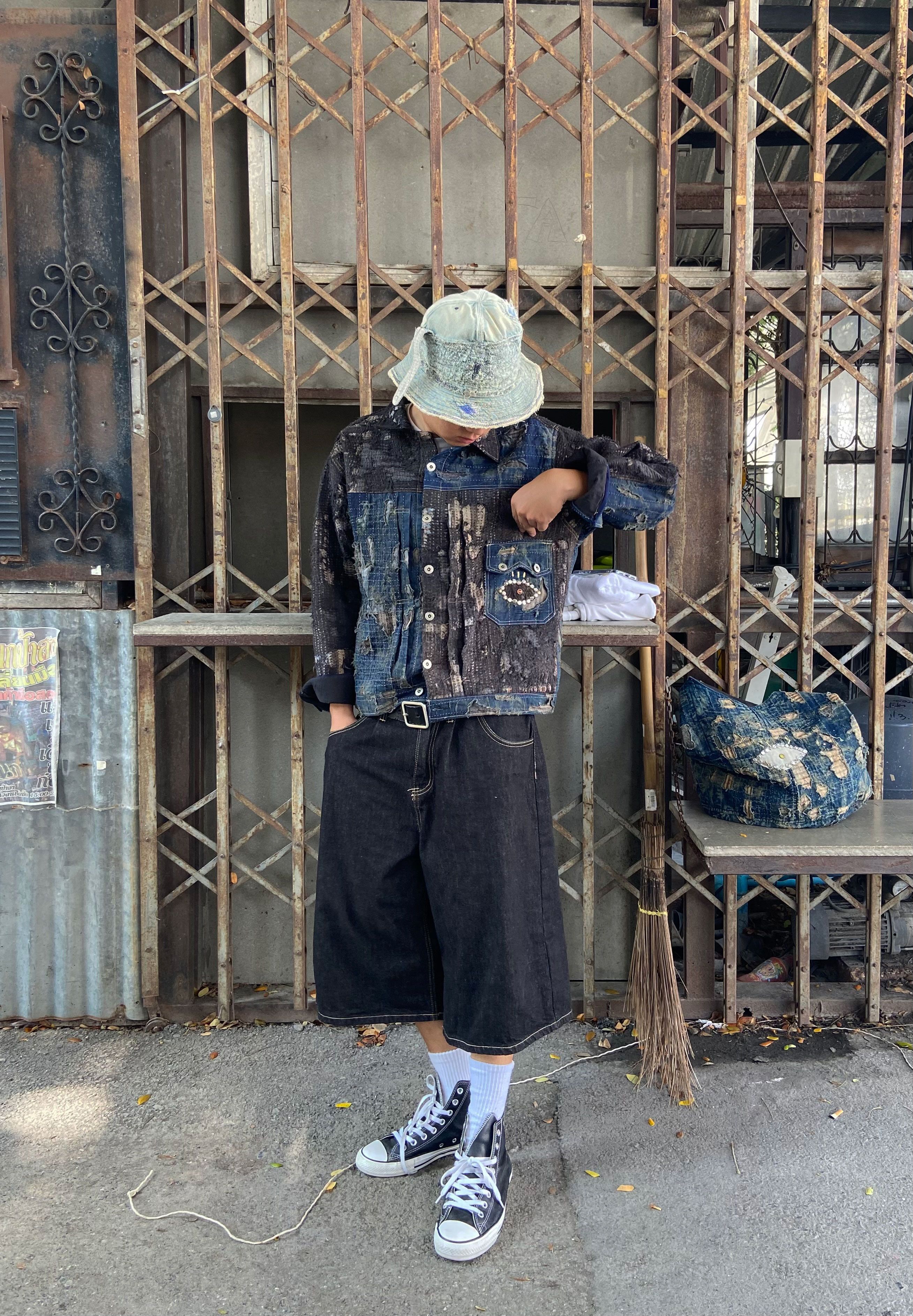 Japanese Brand 1/1 Boro Patchwork Denim Jacket Size US L / EU 52-54 / 3 - 14 Thumbnail