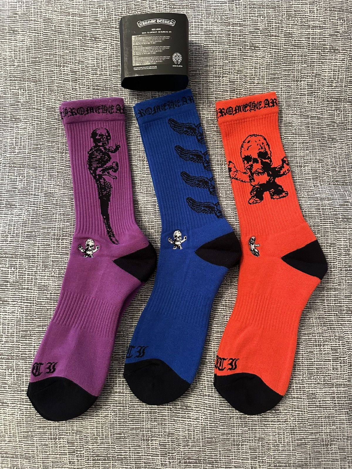 Chrome Hearts Chrome Hearts/Foti 3-pack Socks. L | Grailed