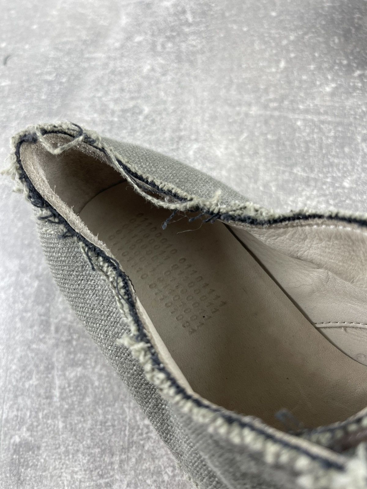 Other Minimalist Avant Garde Gray Marsala Denim Formal Shoes Size US 8 / IT 38 - 8 Thumbnail