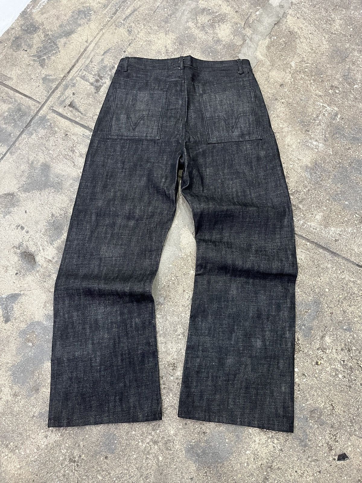 No Maintenance No Maintenance Wide Leg Selvedge Jeans Size US 36 / EU 52 - 2 Thumbnail