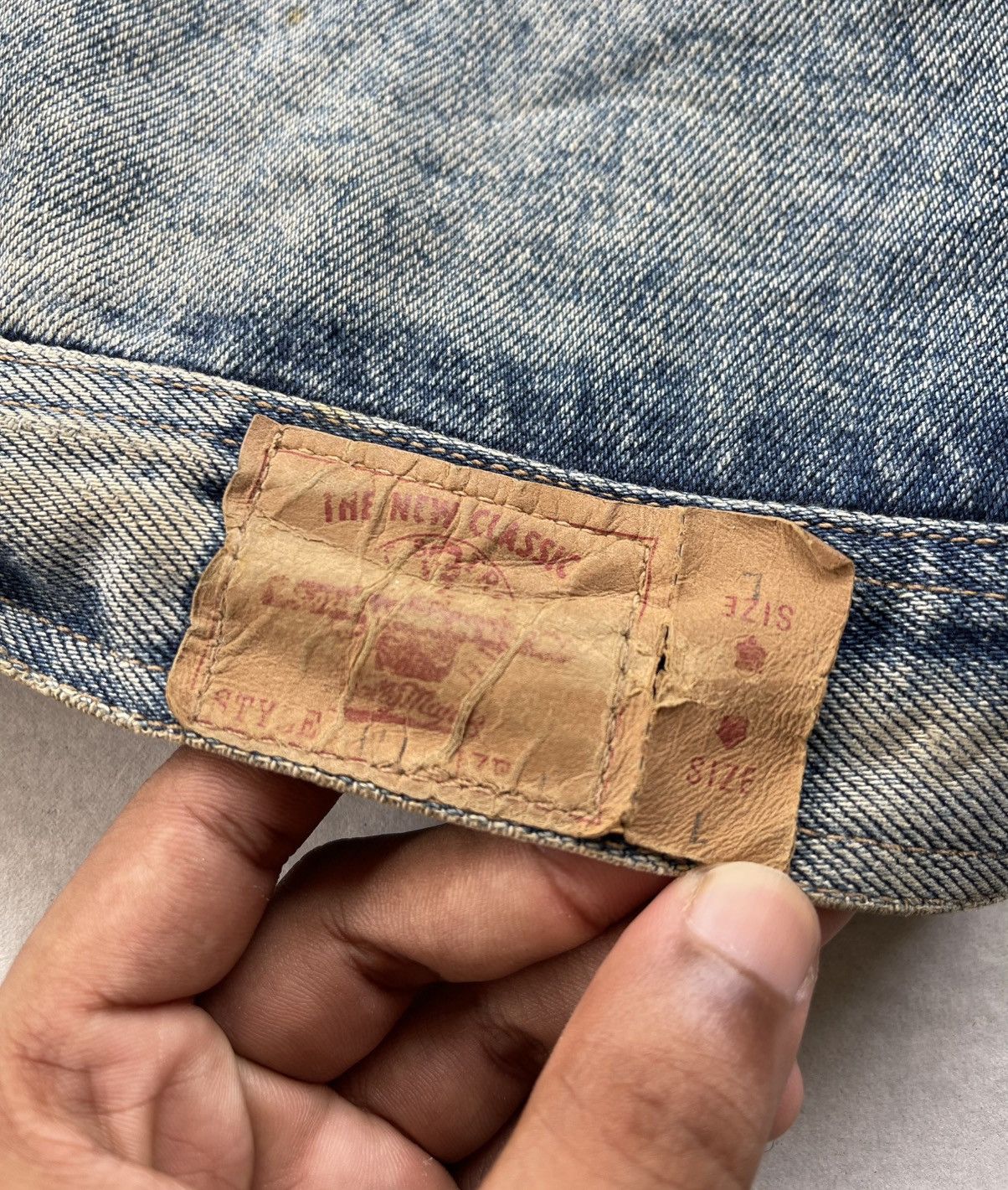 Japanese Brand 🔥Vtg Holly Majors Japan Type 1 Buckle Denim Trucker Jacket Size US L / EU 52-54 / 3 - 6 Thumbnail